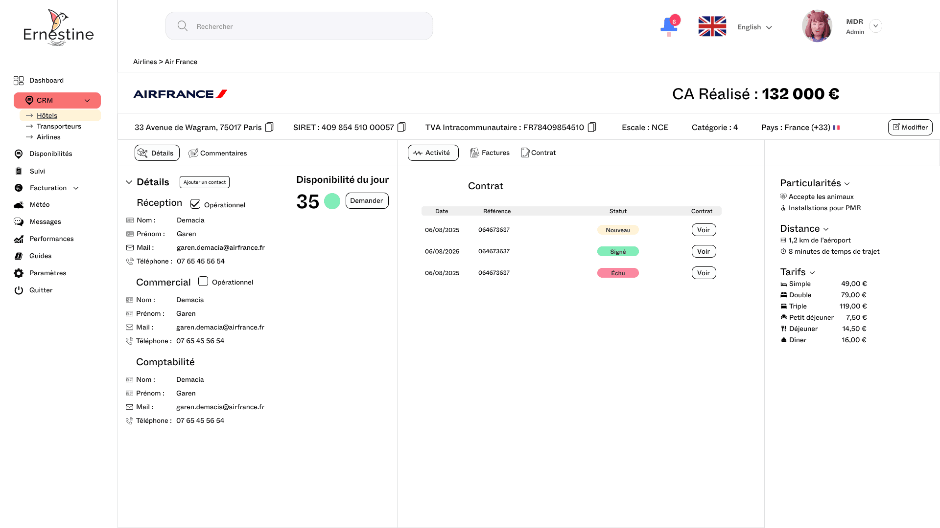 ernestine web app 23
