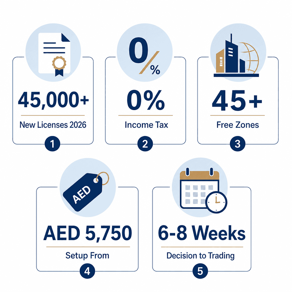 Infographic: How to Start Your Own Business in Dubai
