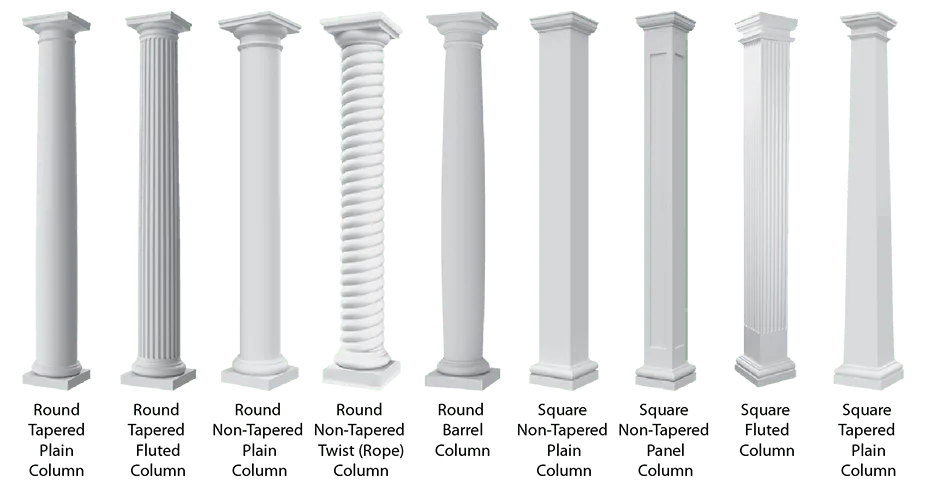 Fiberglass Column Pergolas