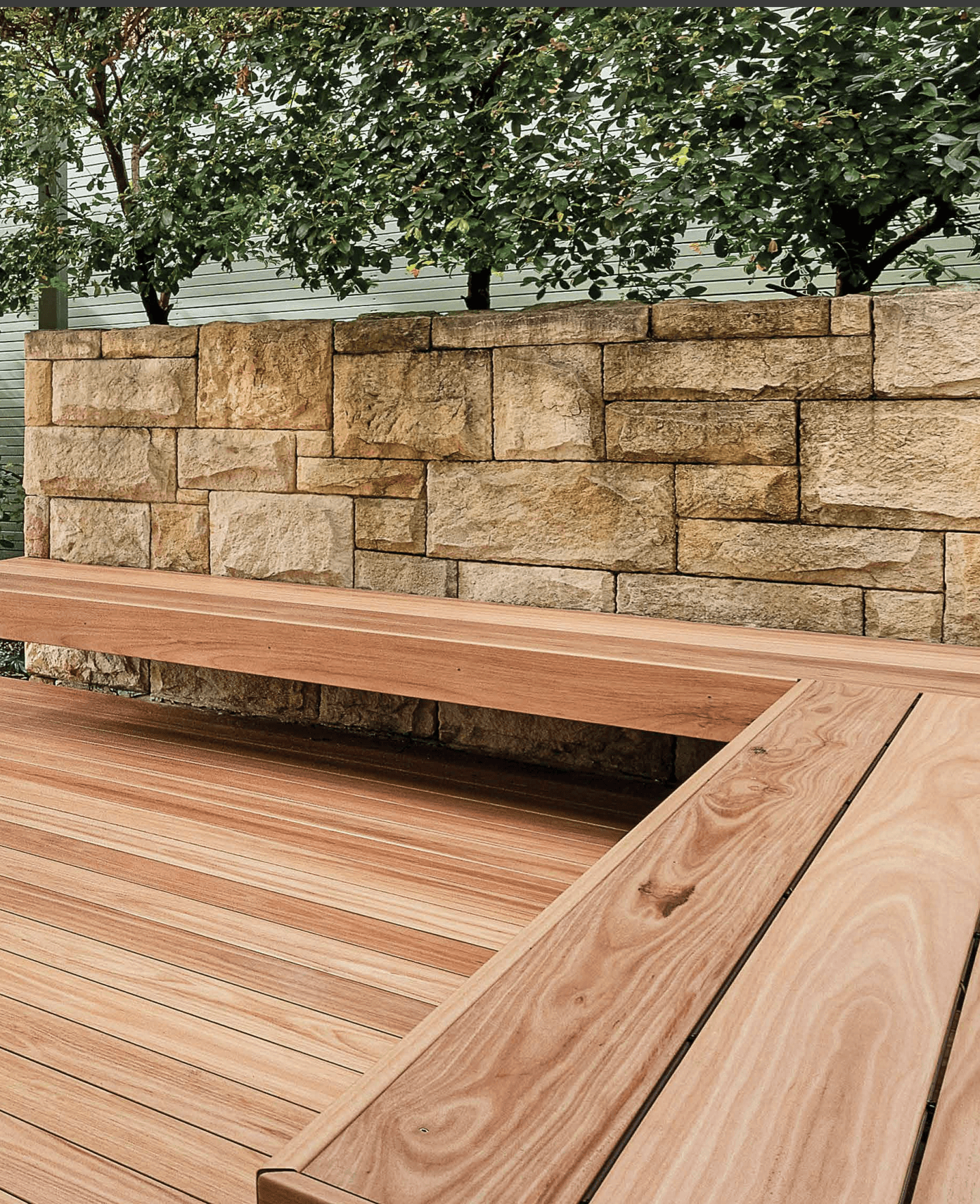 Evalast Pioneer composite square edge ecofriendly decking