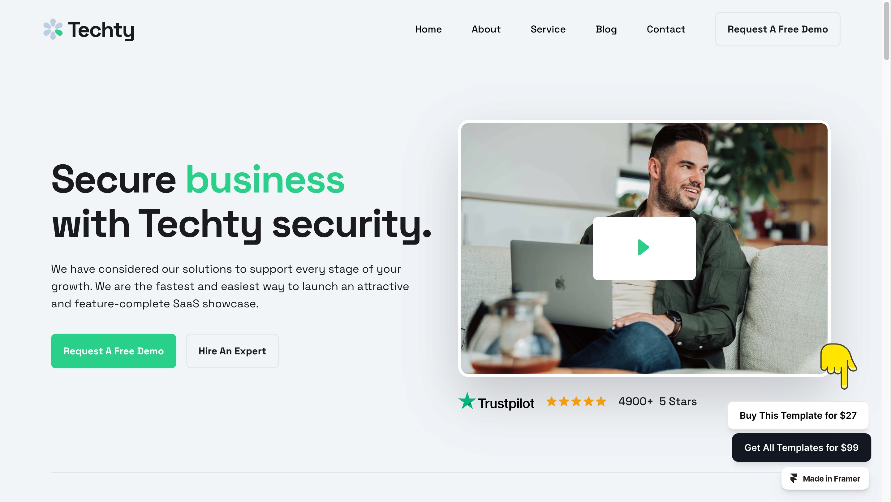 Techty - IT Business website template