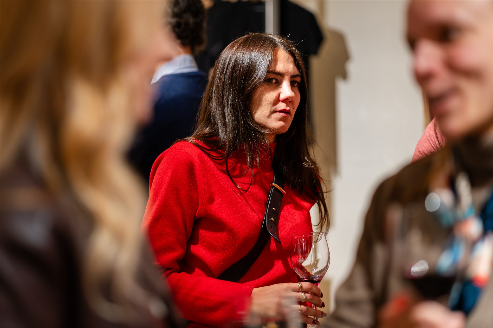 Guest observing during networking event in Zurich