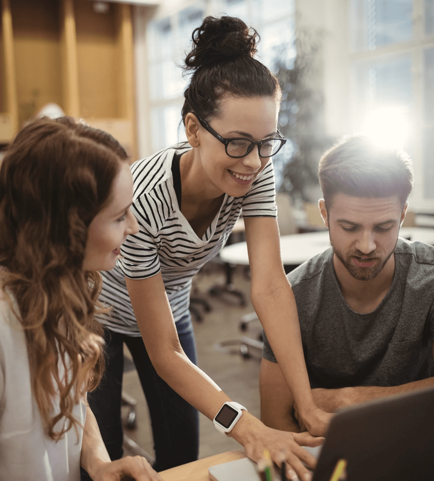 orange smoke on blue background