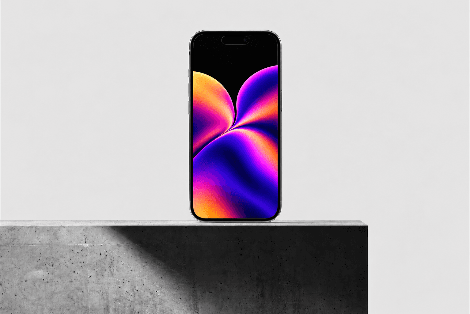 flare wallpaper on the iphone mockup