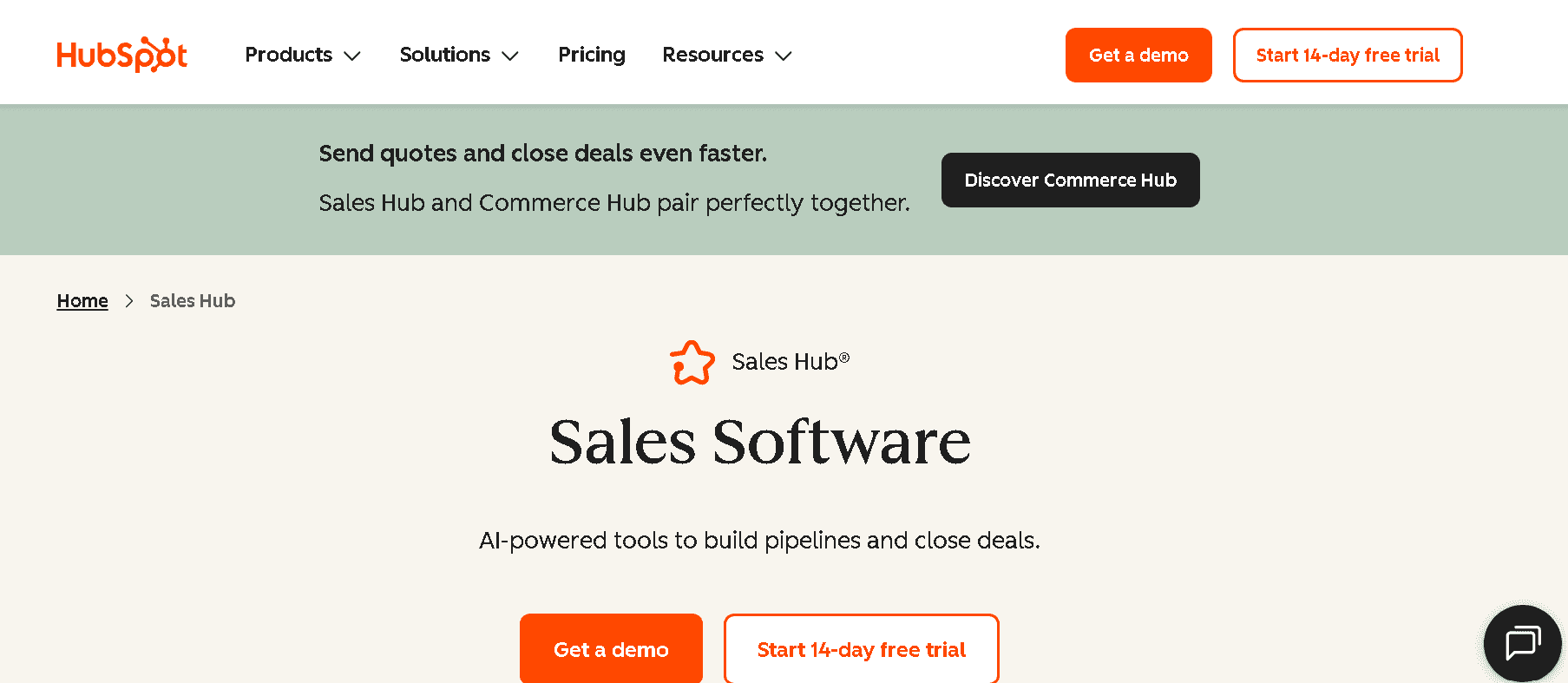 HubSpot Sales Hub - CRM-Native AI Sales Tool