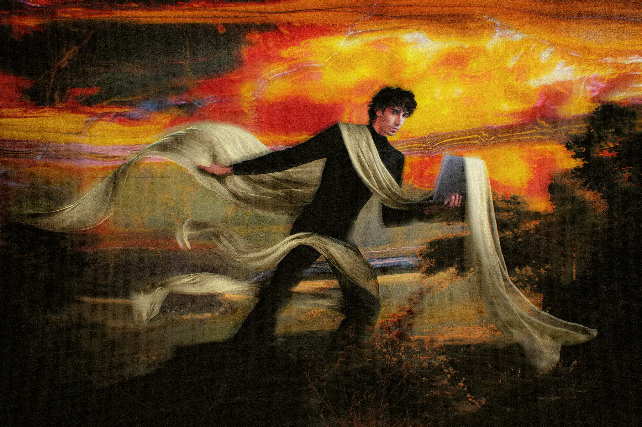 Professional portrait of Lélio Bazin, a Paris-based scenographer and visual merchandiser specializing in luxury retail design and high-end window displays.