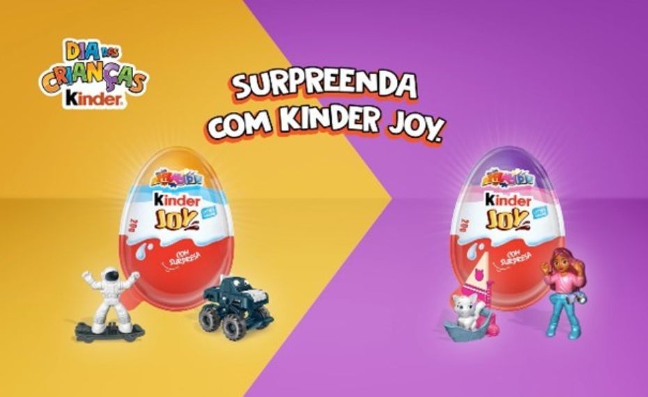 Kinder oferece 100% de cashback em campanha para Dia das Crianças