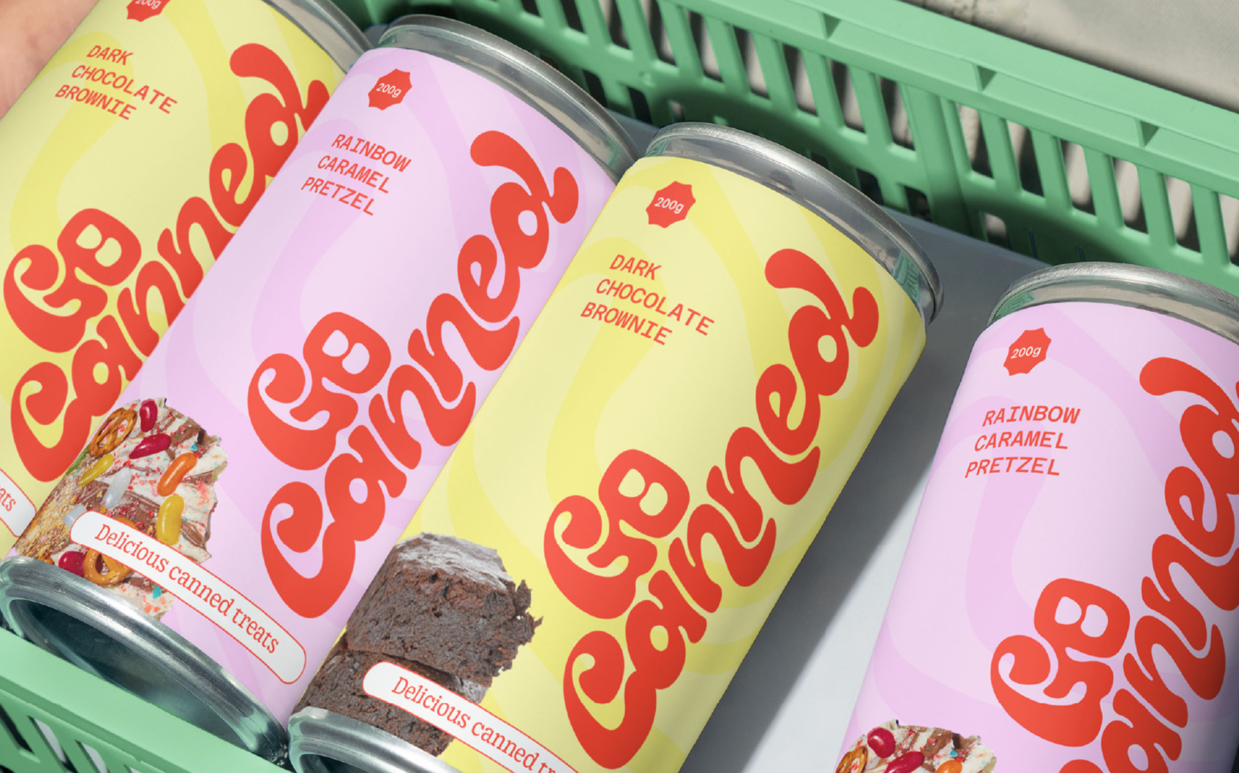 packaging design for dessert brand