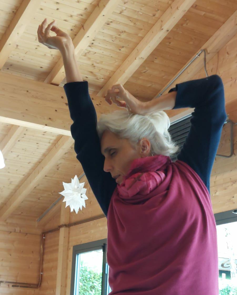 Iscritta al corso Le Forme del Sentire danza