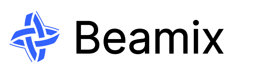 Beamix logo black