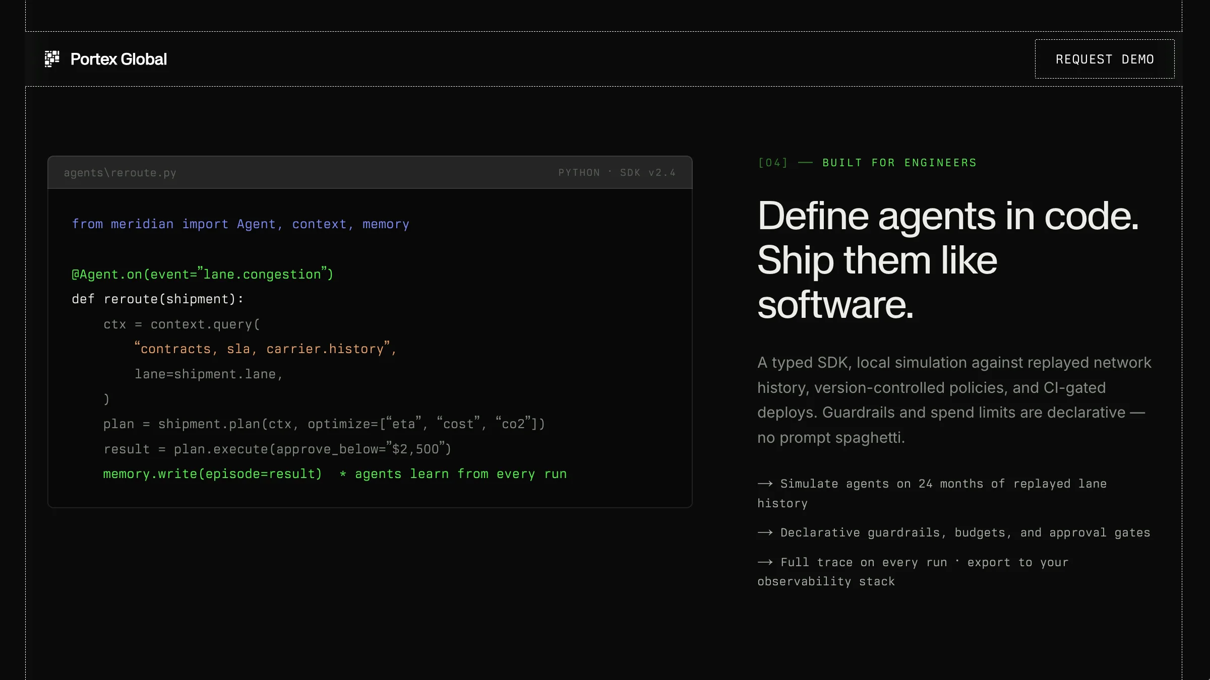 Portex Global_Website Screenshot 5