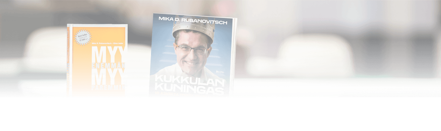 myynti kirjojen valikoima