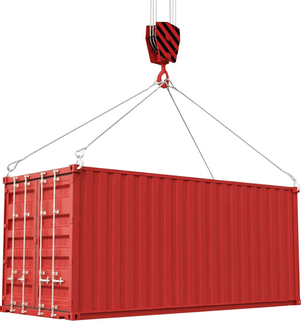 Image of a red container