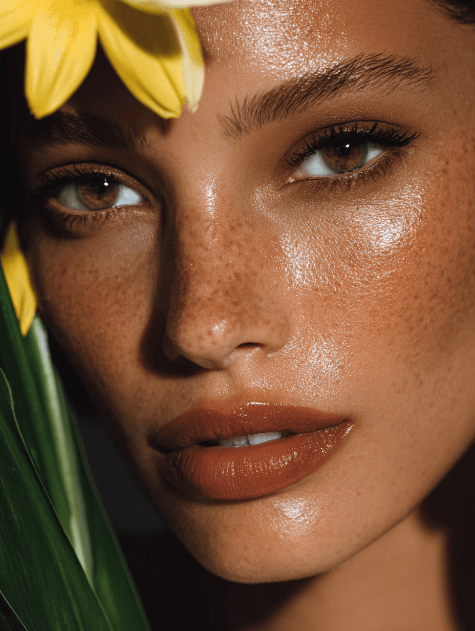 beautiful hair model