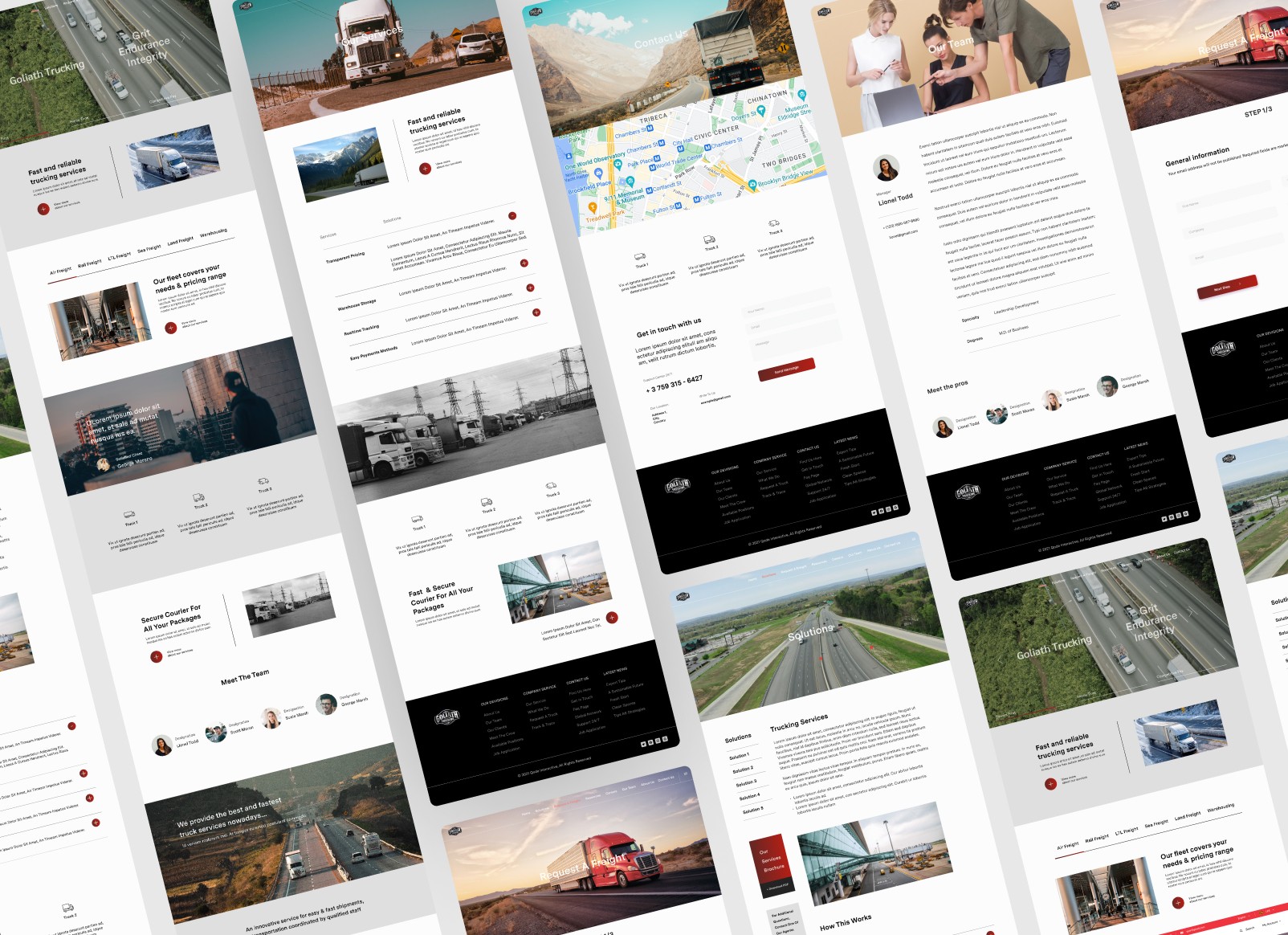 Phone mockup with the app home page