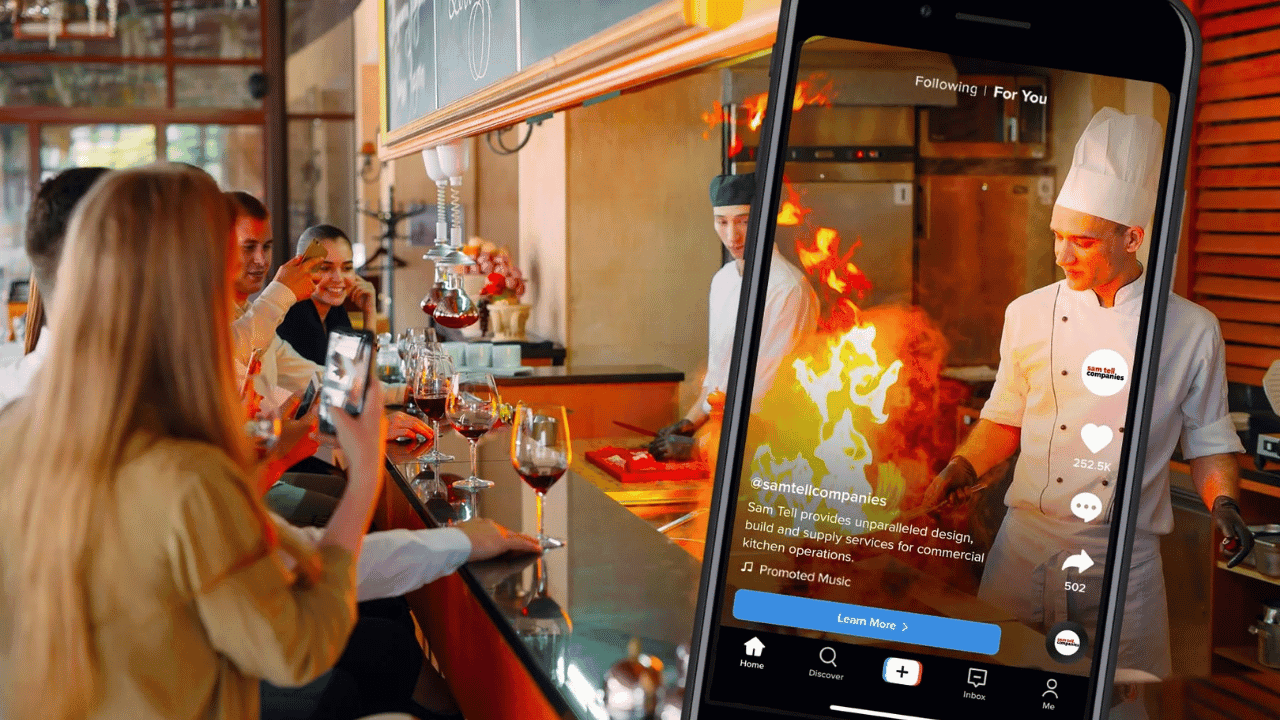  Restaurant Ad Food Preparation Video