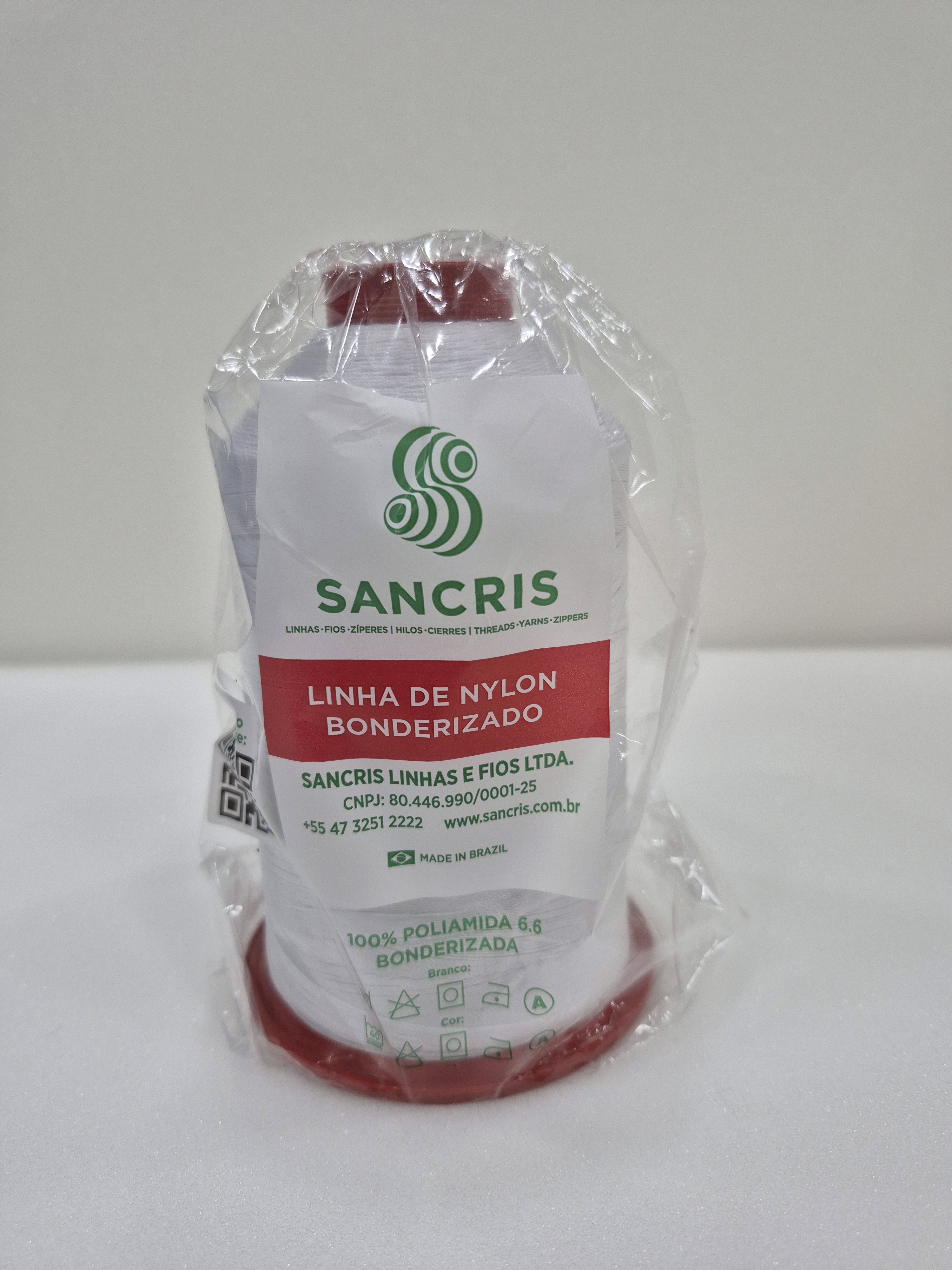 Linha Nylon Bonderizado Branca 200g TIT.40