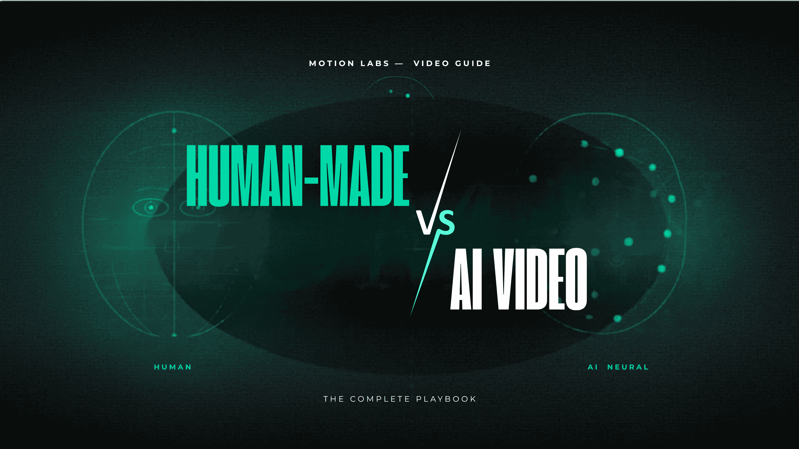 human made vs AI video