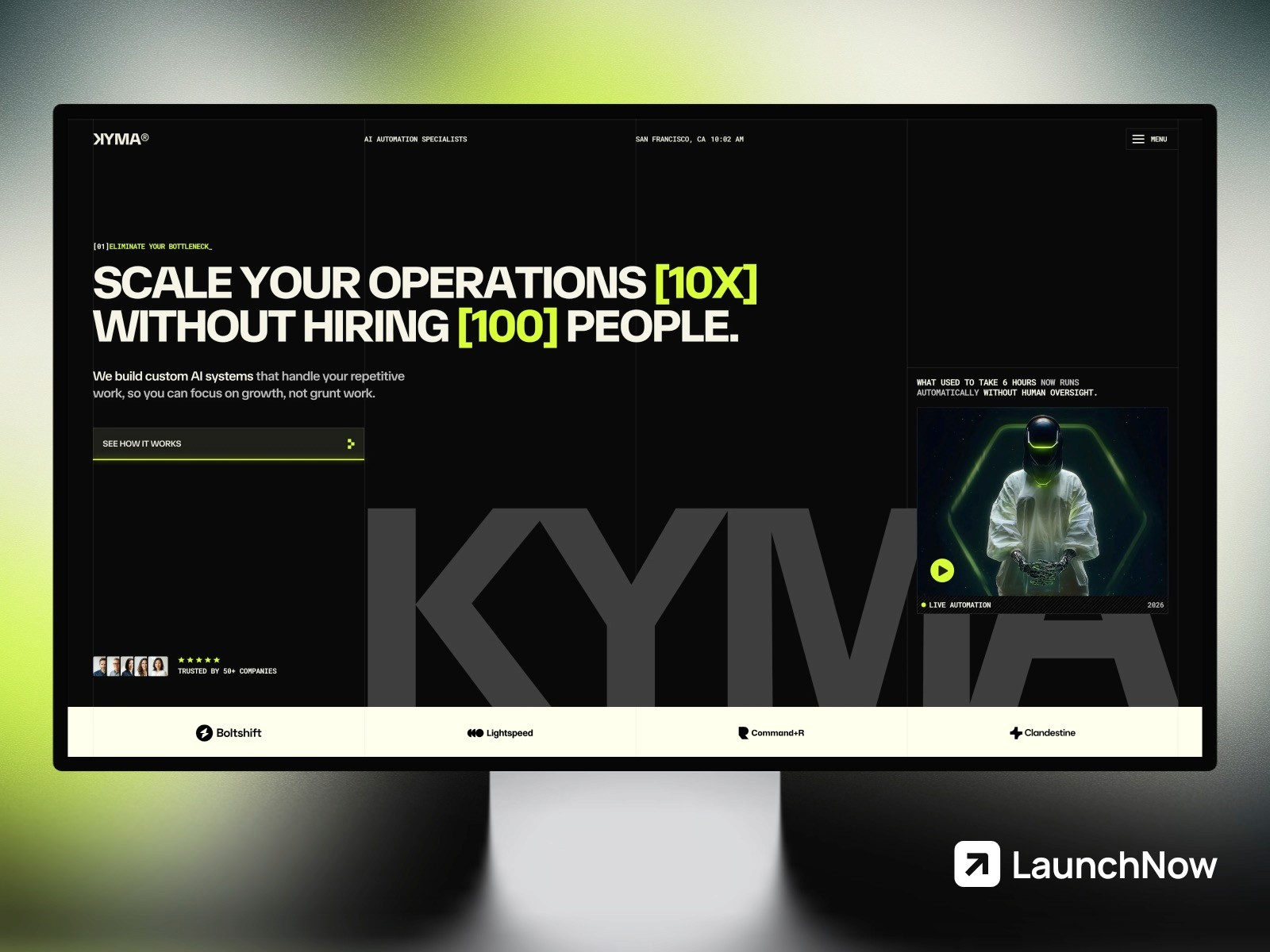 KYMA template home design