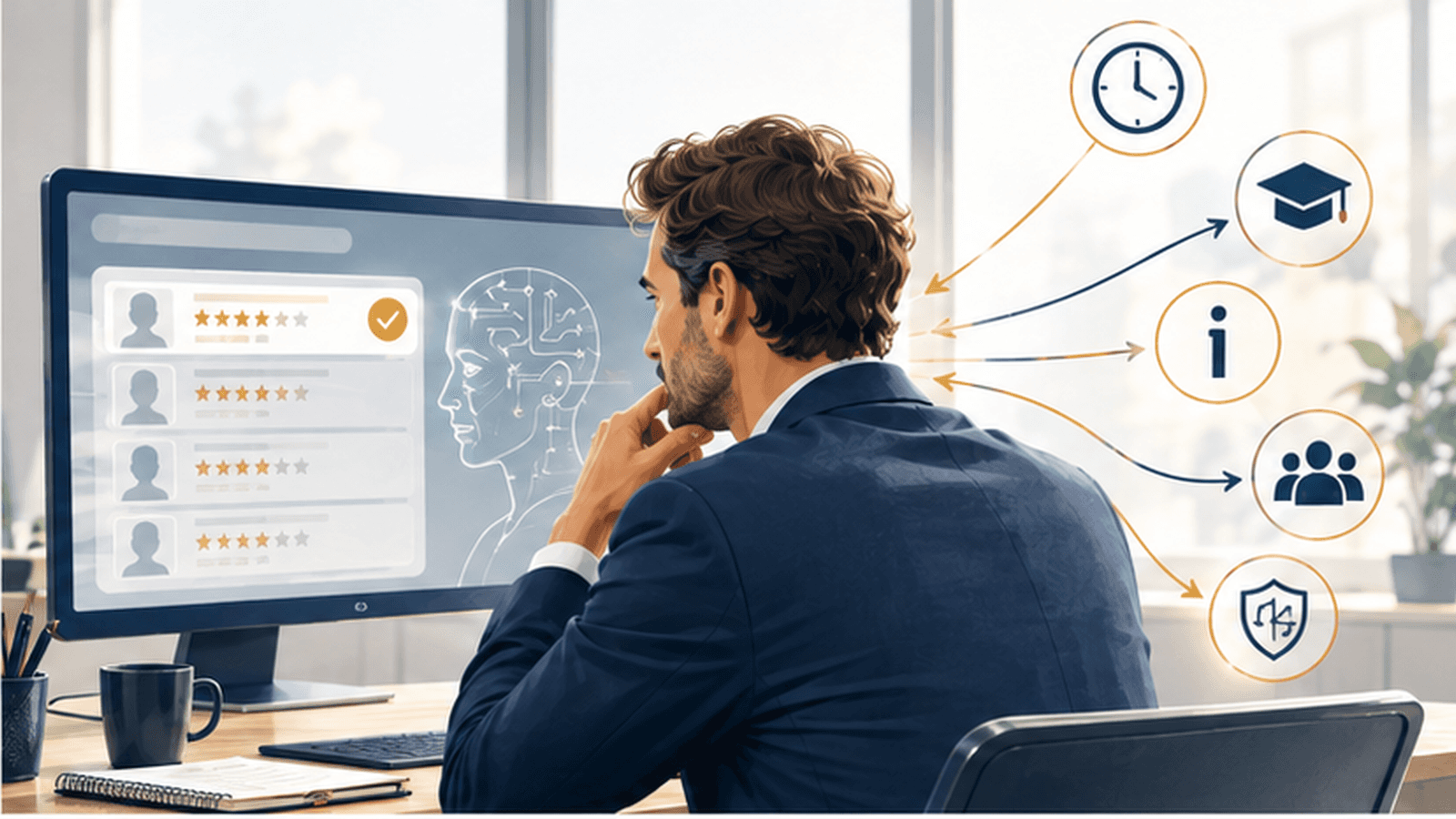 Un professionnel analyse une recommandation produite par une intelligence artificielle et les conditions nécessaires pour pouvoir réellement la contredire.