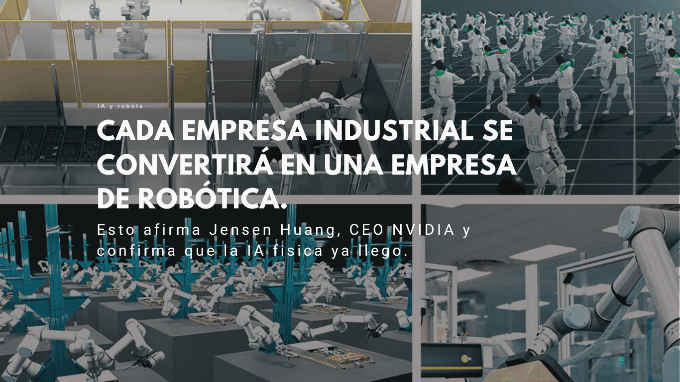línea de manufactura con robots industriales integrados con inteligencia artificial — GTC 2026 physical AI