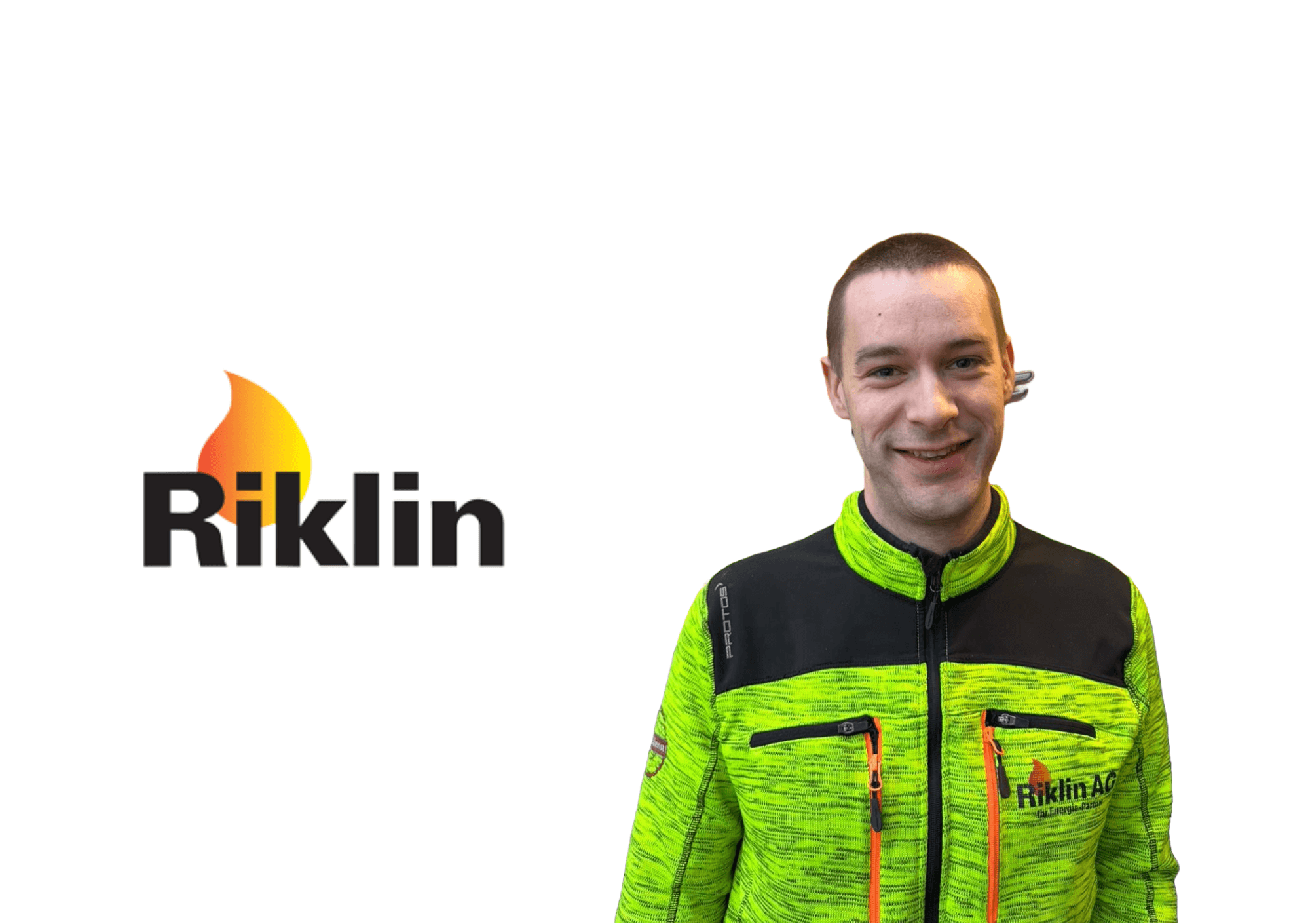 Mitarbeiter der Riklin AG in Arbeitskleidung