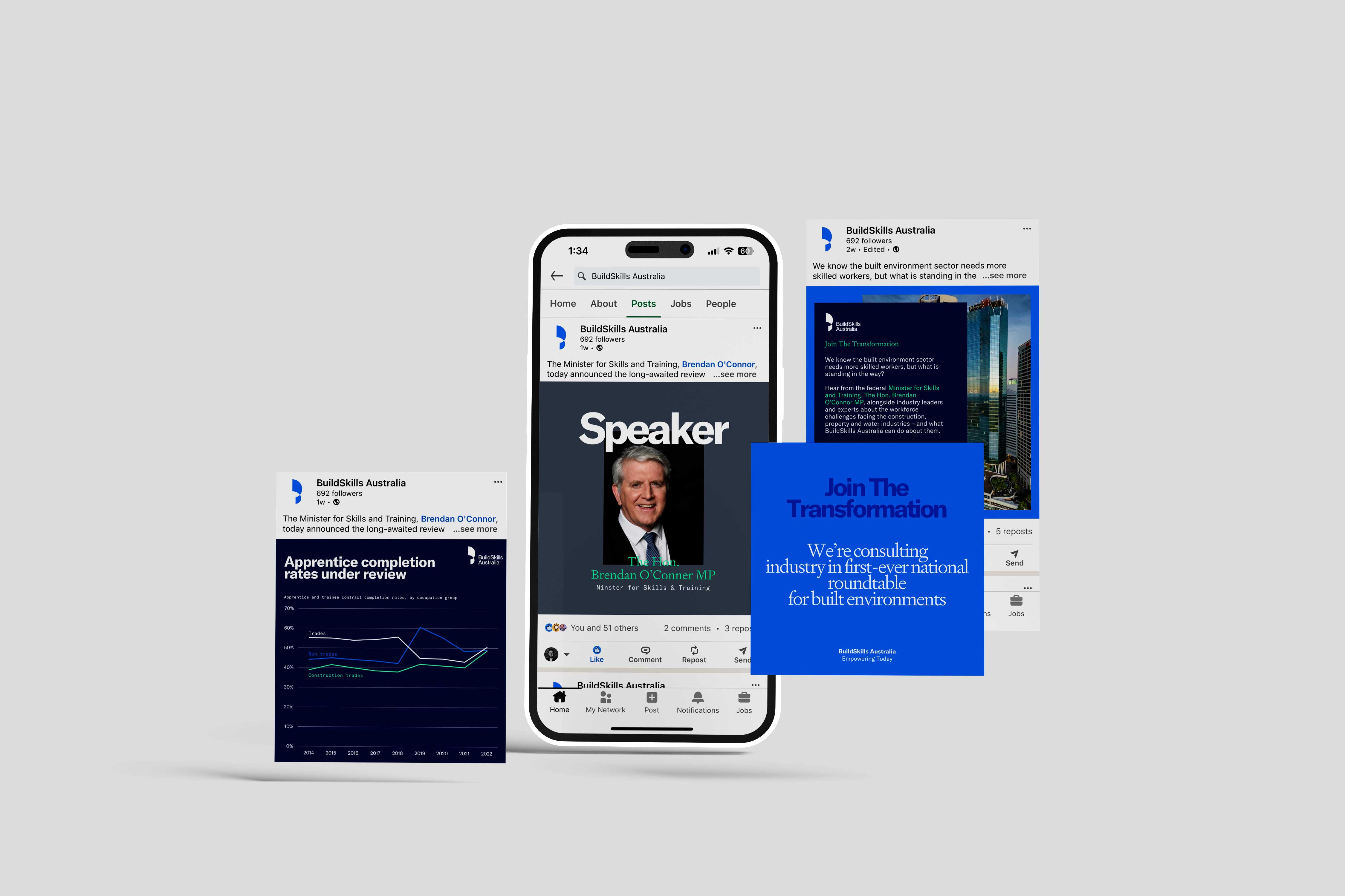 Government Social Media Template - BuildSkills Australia