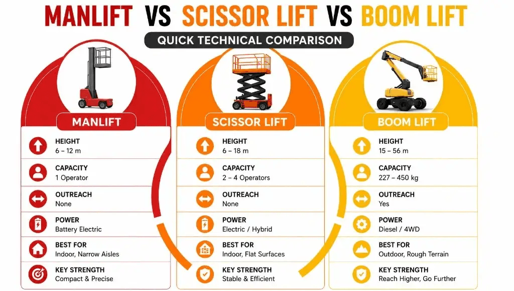 Is a Boom Lift Safer Than a Scissor Lift