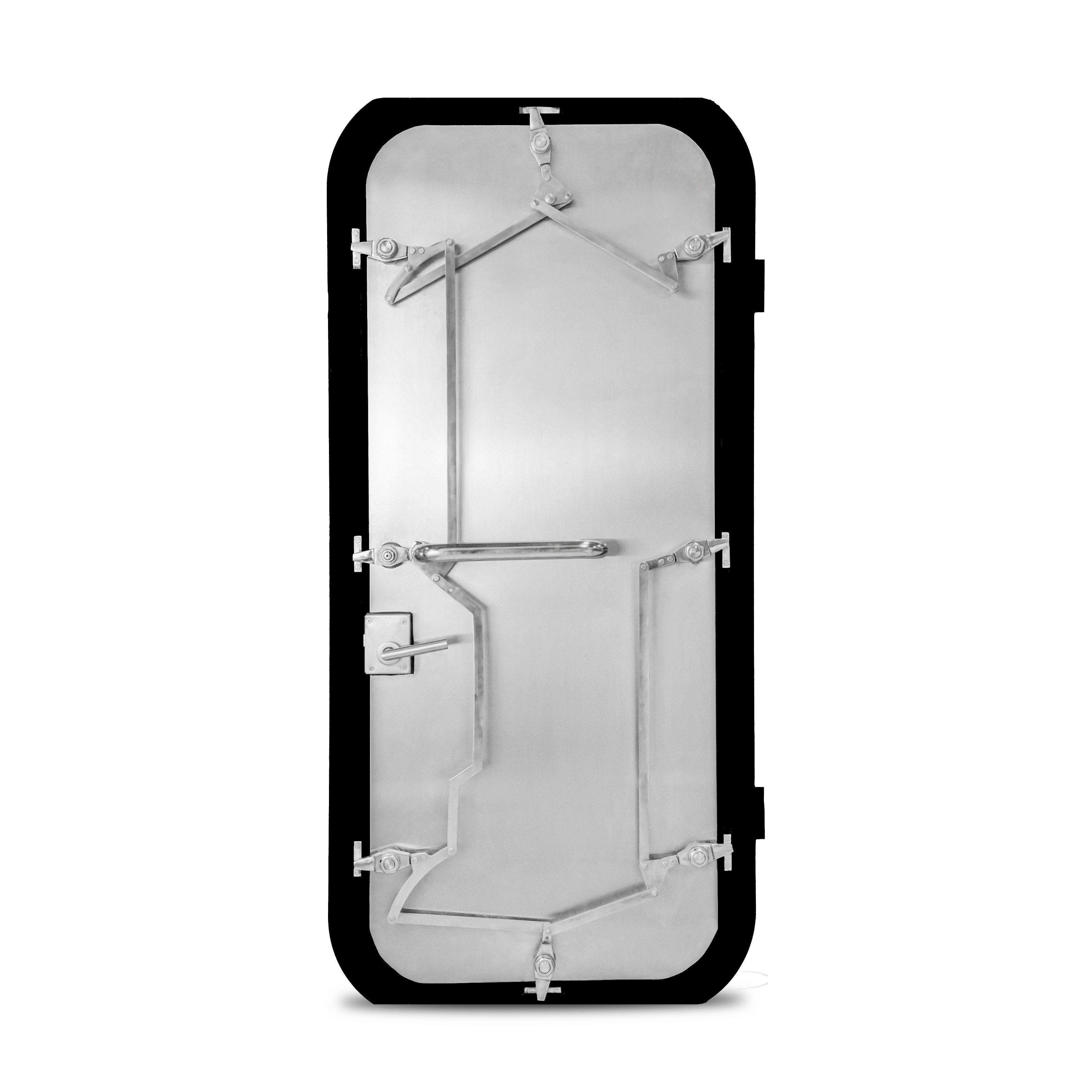 Close-up of a dark green leaf showing its textured surface and central vein against a muted background.