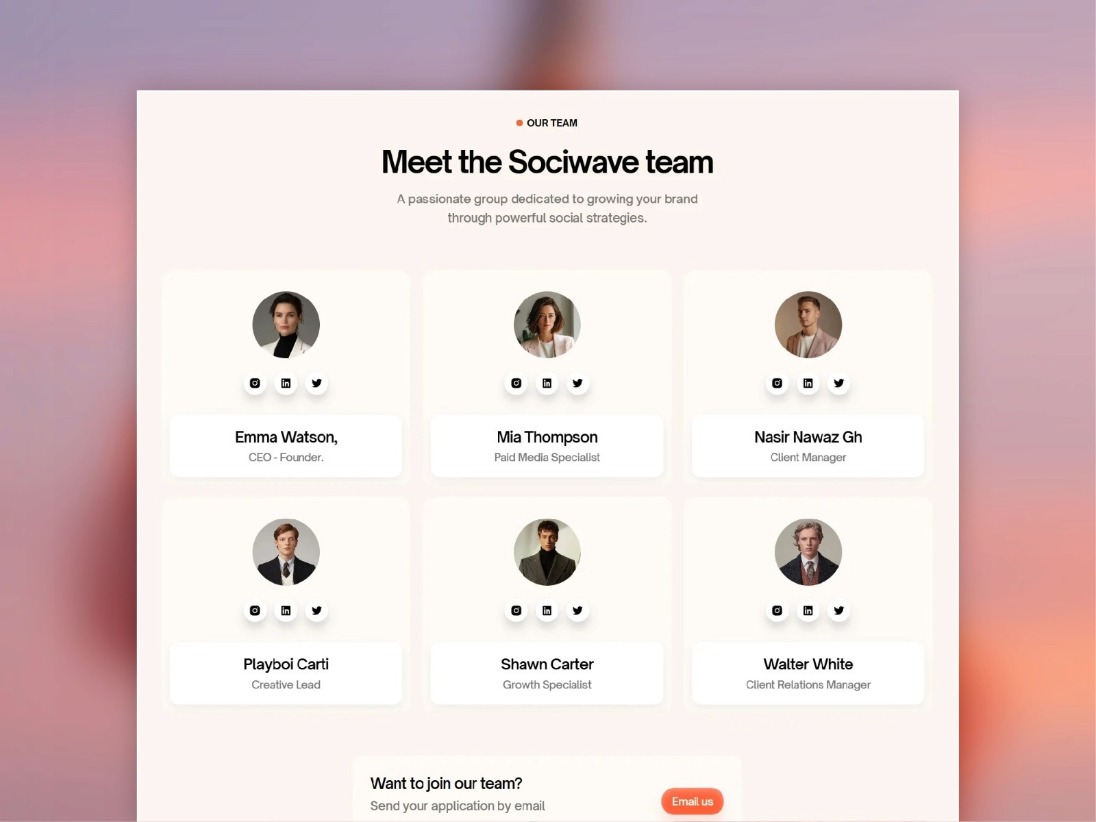 Sociwave — 极简现代创意机构官网设计灵感