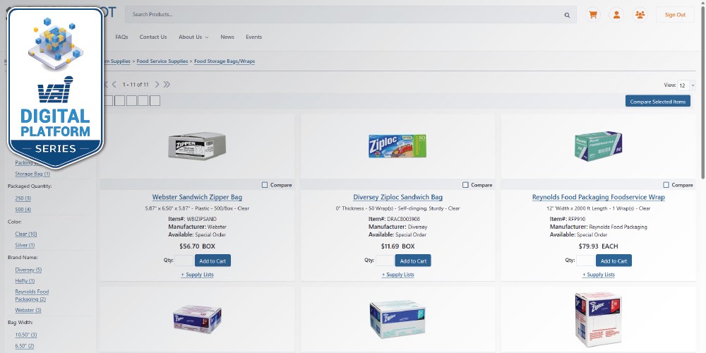 Screenshot of a website displaying various categories and options for user selection, with a logo at the top.