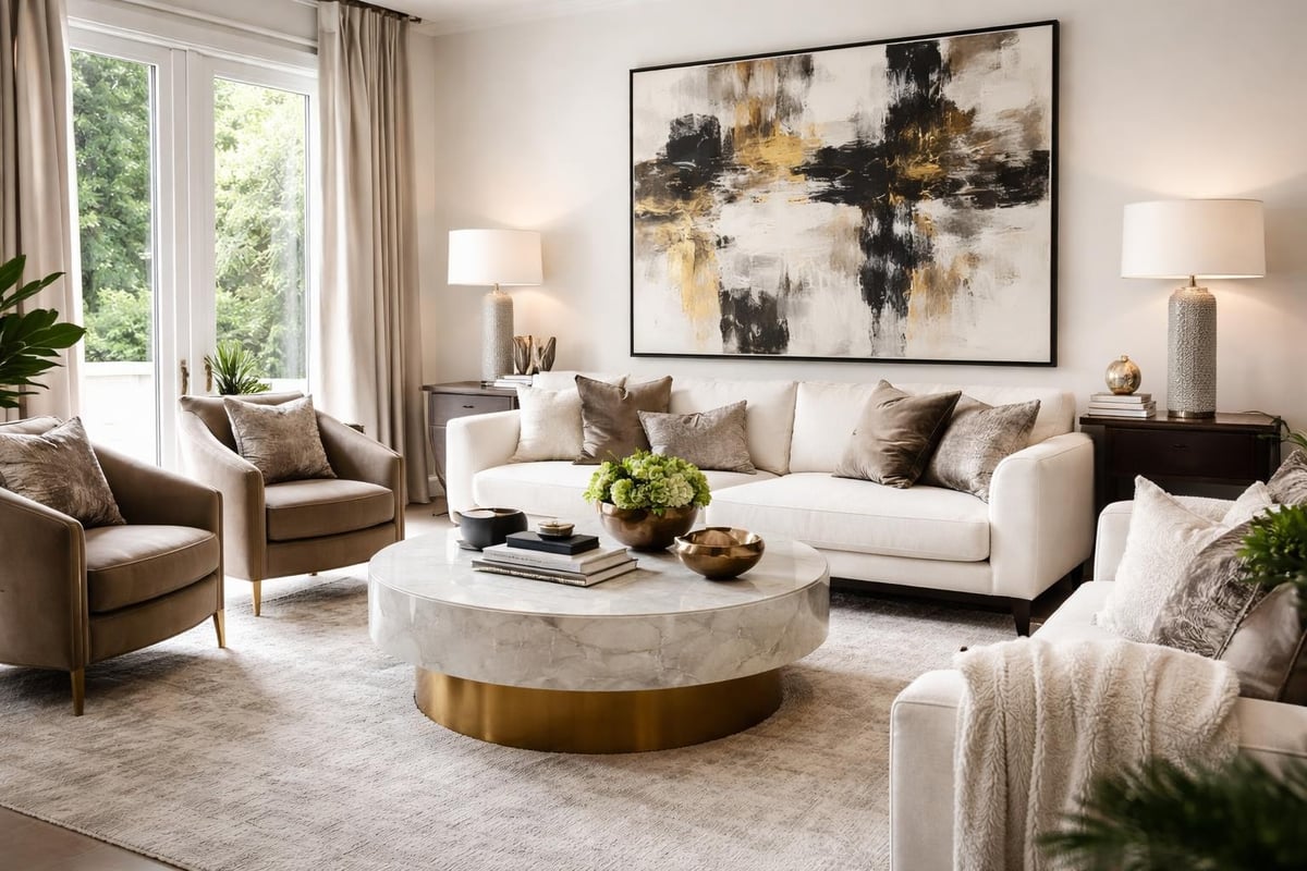 Luxury staging elements