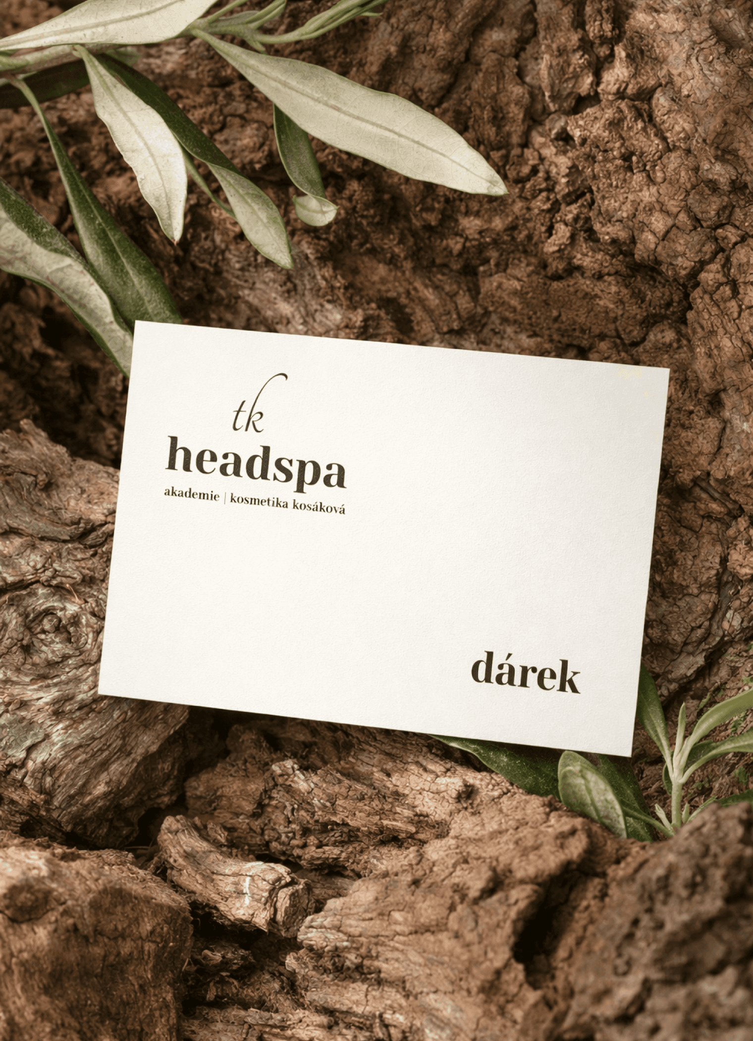 Dárkový poukaz na head spa proceduru v přírodním stylu