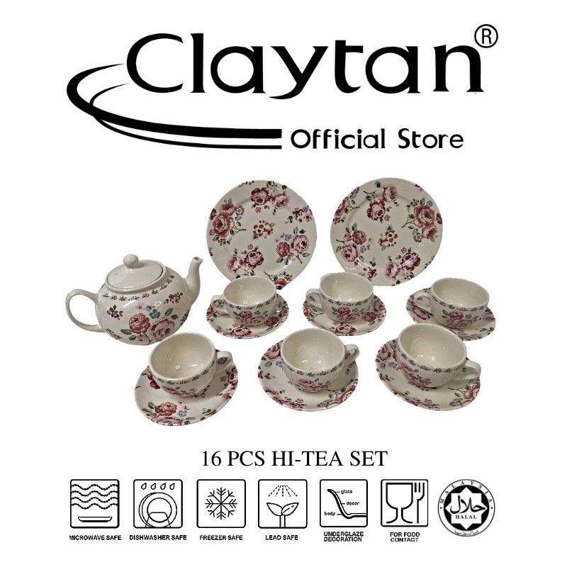 6 pax 16 pcs Tea Set
