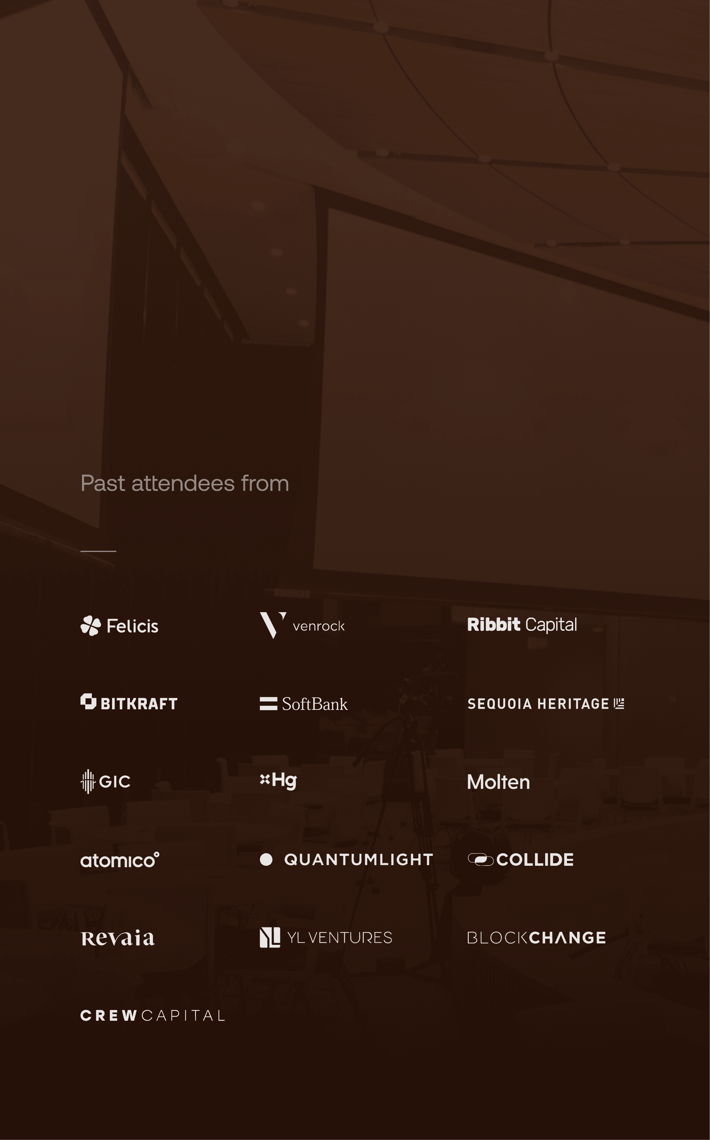 photo of empty room with projector screen