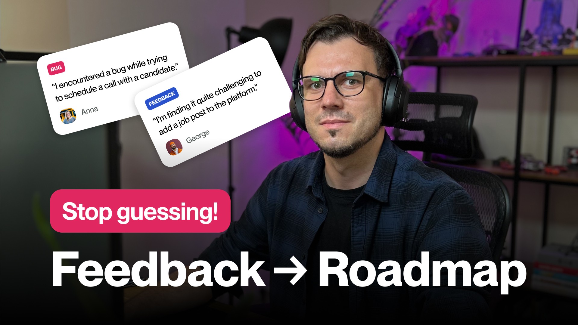 feedback to roadmap
