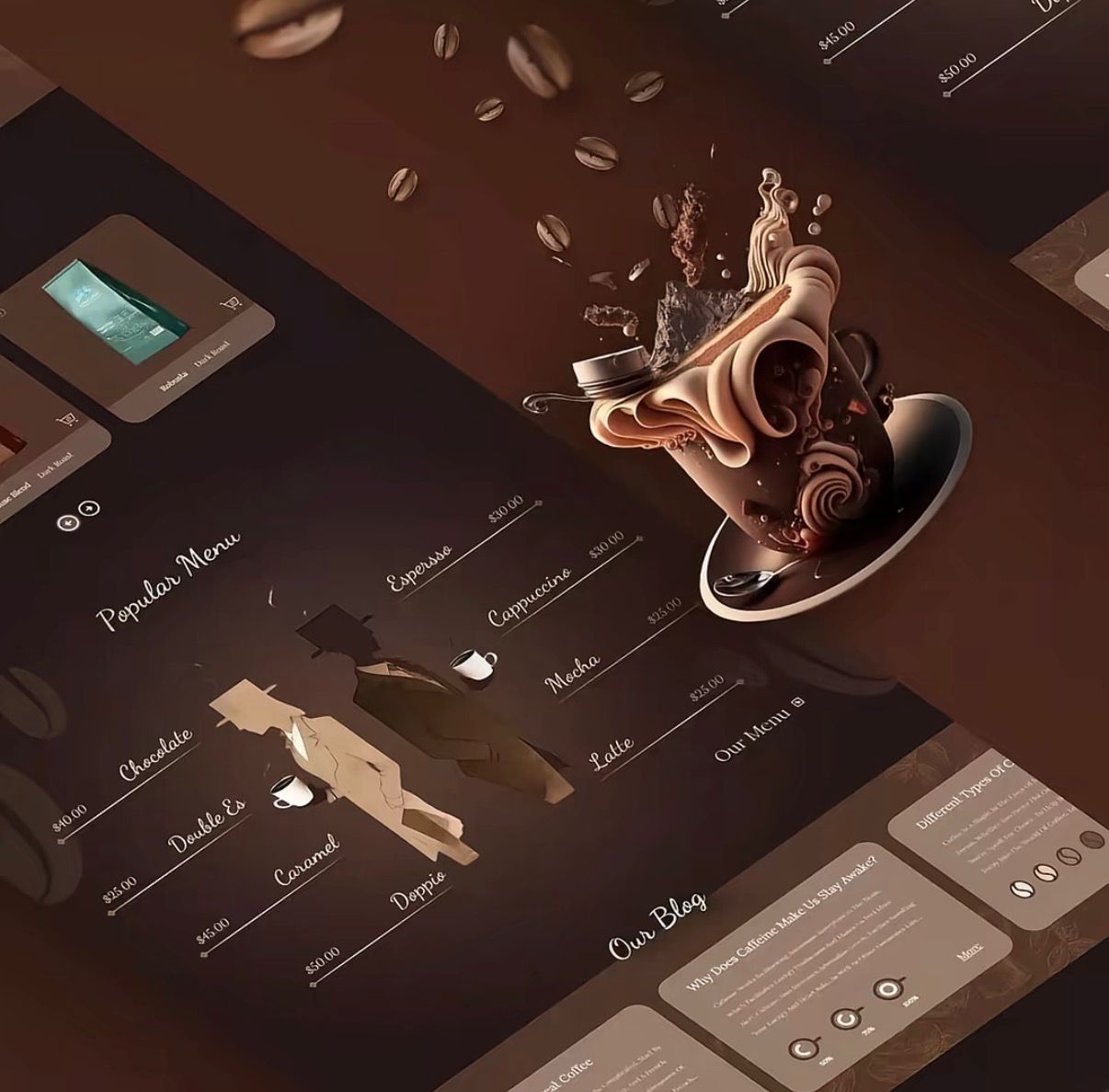 Example work of ui ux design