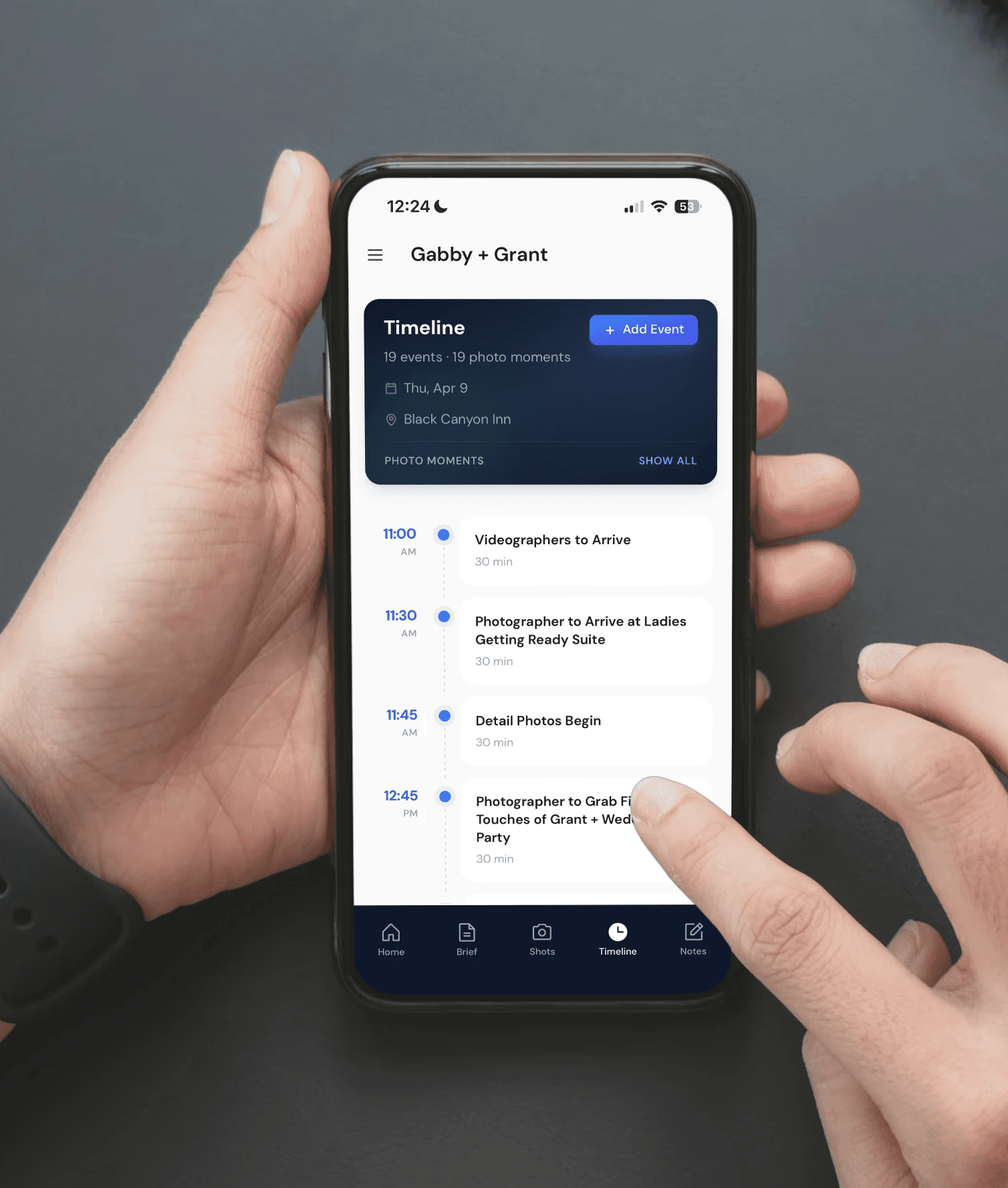 An image of Freelio's budget ui