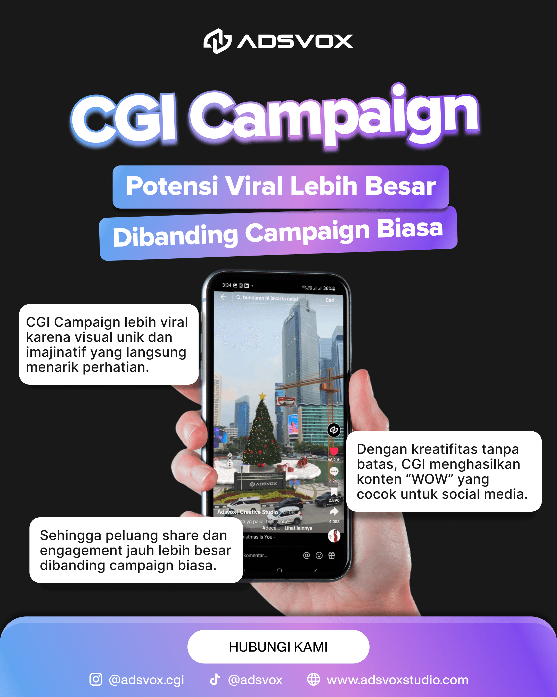 adsvox-cgi campaign potensi viral lebih besar