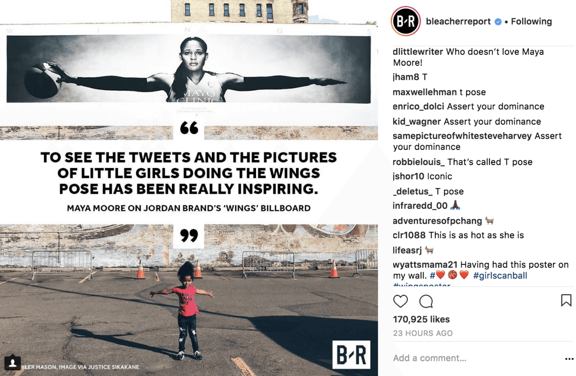 Maya Moore OOH Social Media