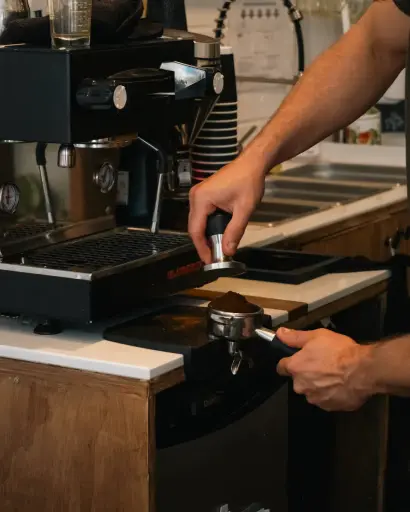 victorian hotel coffee machine