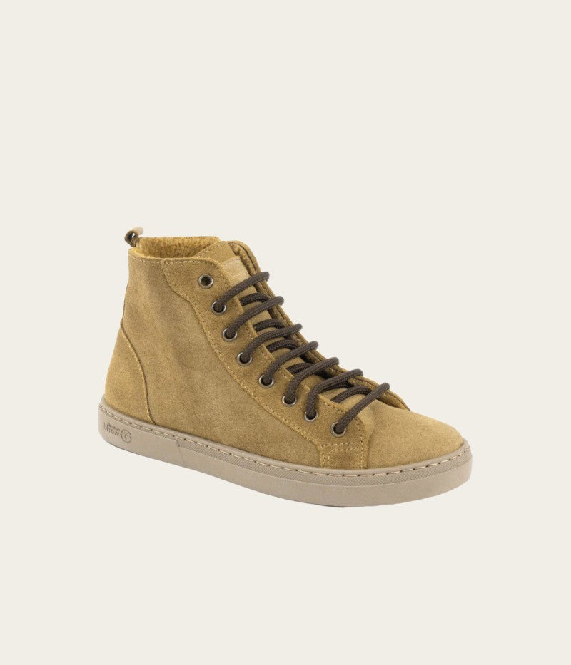 Golden High-Top Trainers