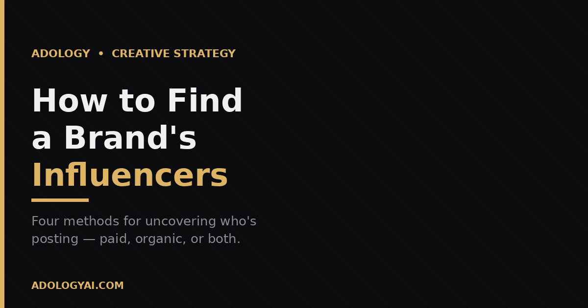 Adology AI social media case study featuring six rising brands on Meta and TikTok