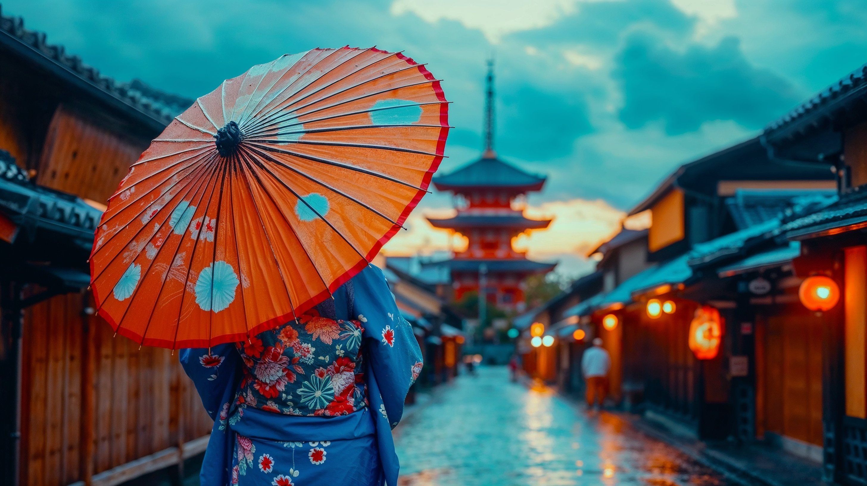 A futuristic concept car is parking in front of a modern building