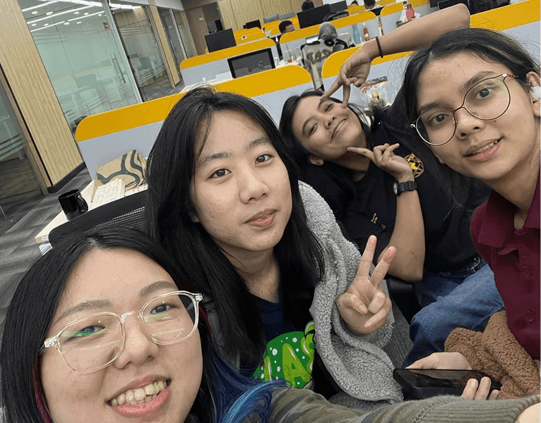 After office team gathering with Jodith Valerie, collaborative product design culture