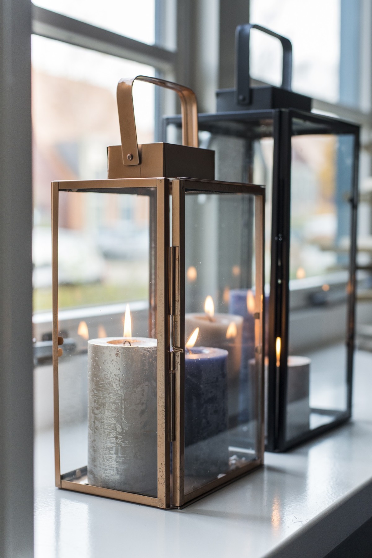 lantaarns vensterbank styling 