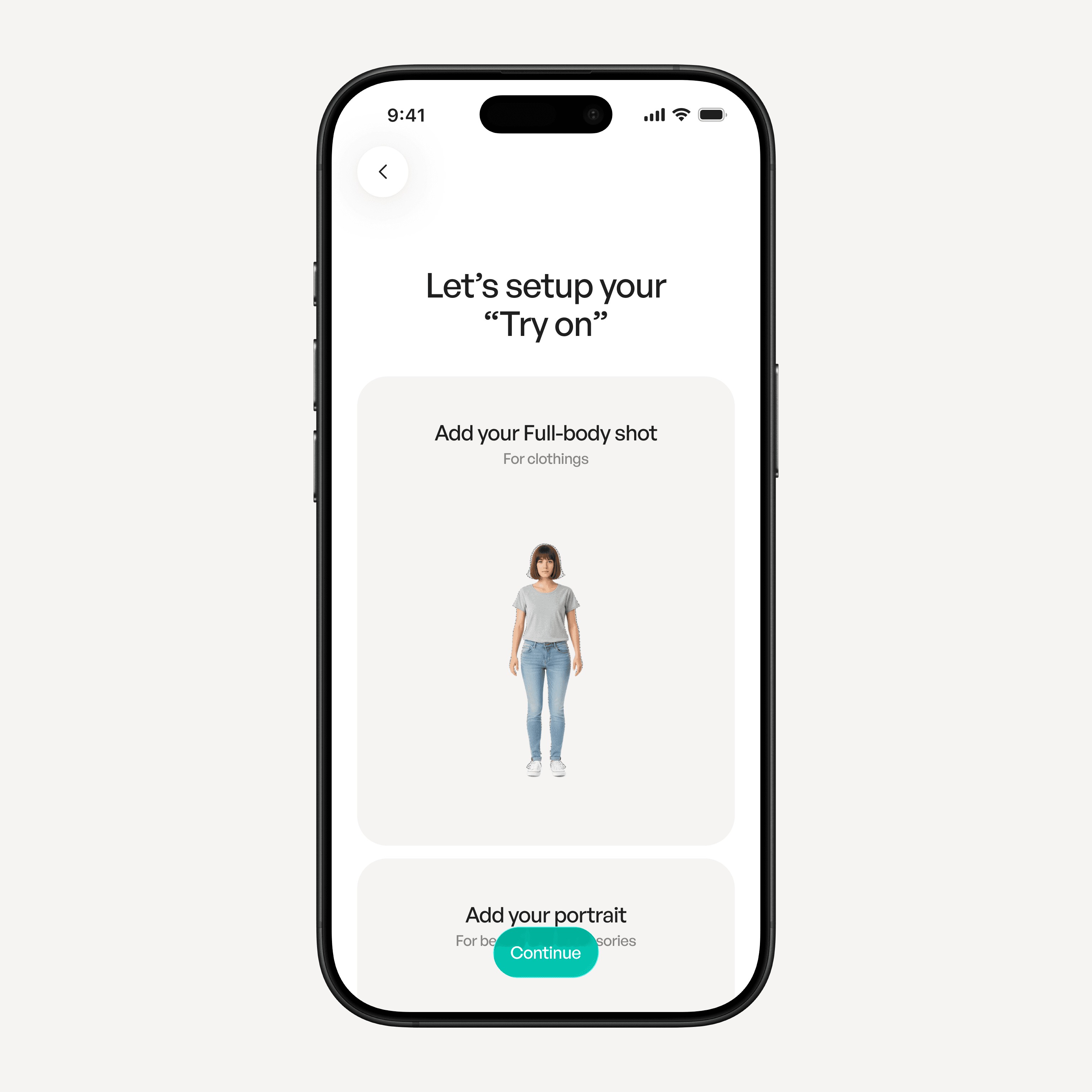 Try-on profile setup