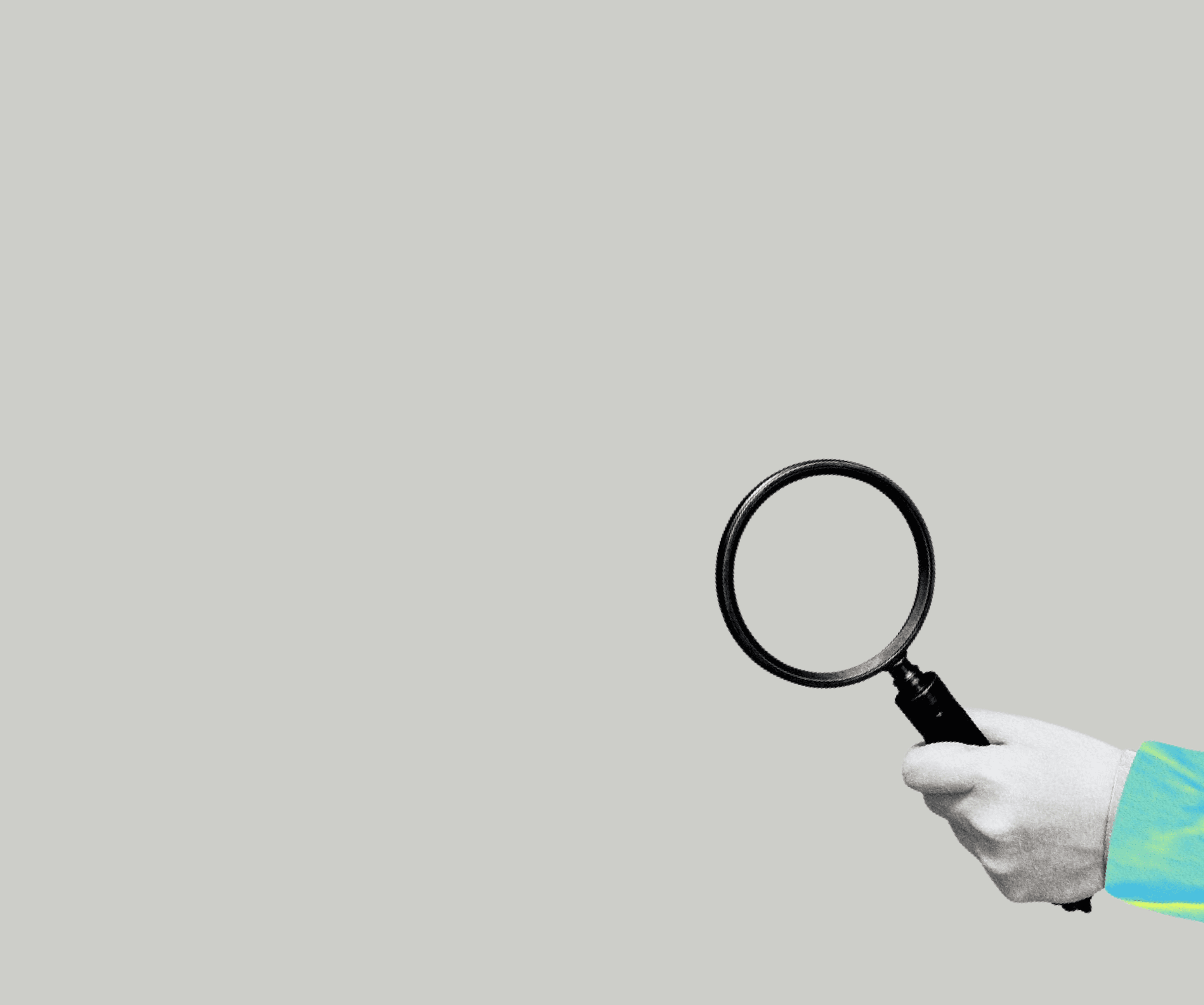 Magnifying glass symbolizing attention to details