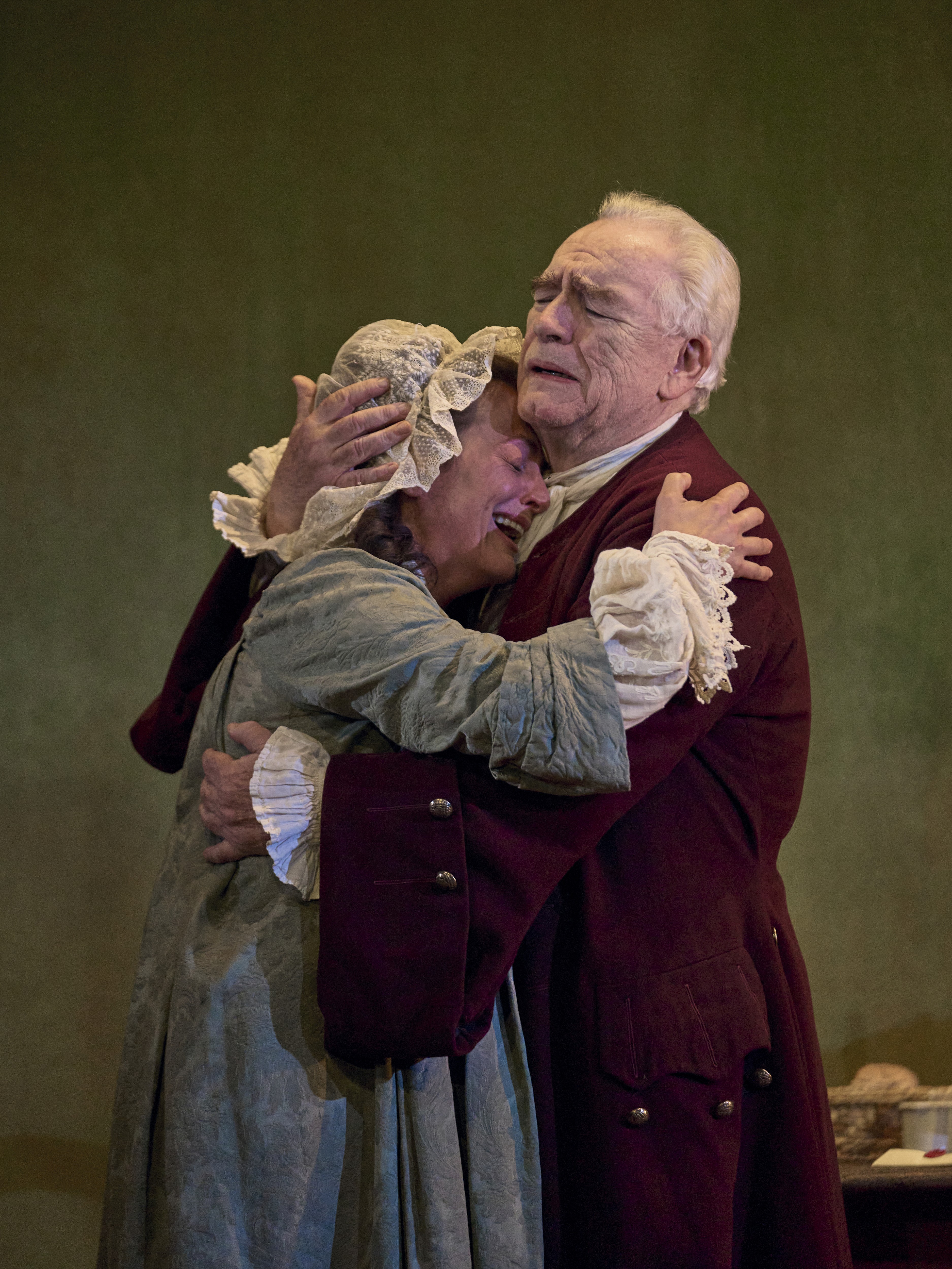 Brian Cox and Nicole Ansari-Cox in The Score a new play by Oliver Cotton at Theatre Royal Haymarket