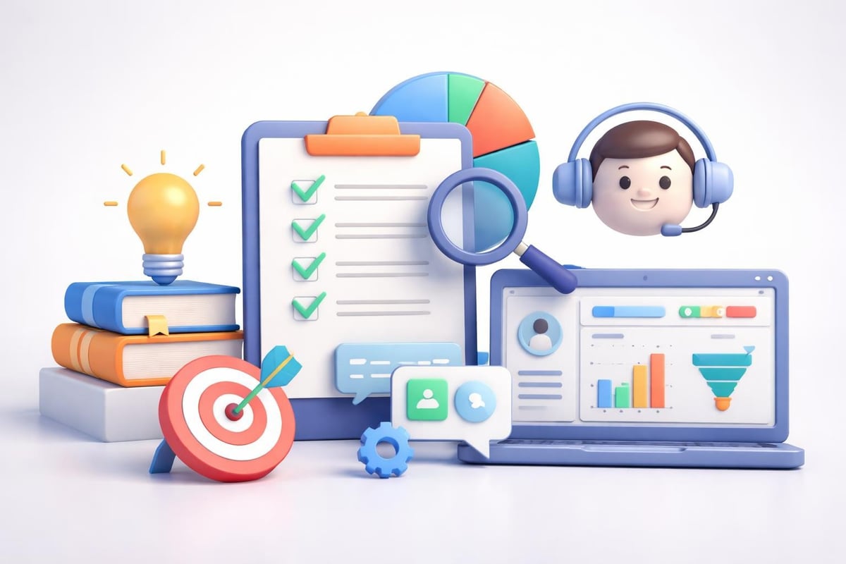 Inside sales training components